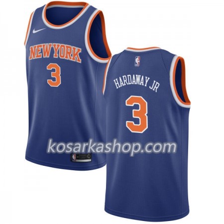 Dres New York Knicks Tim Hardaway Jr 3 Nike 2017-18 Plava Swingman
